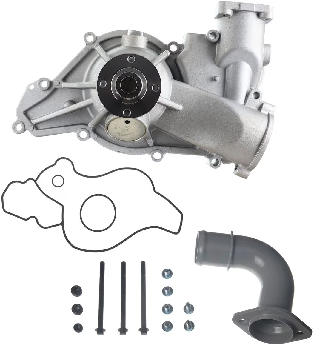 A-Premium Engine Water Pump Replacement for Ford E-350 E-450 E-550 F-250 F-350 F-450 F-550 Super Duty Excursion F59 V8 7.3L Turbo Diesel OHV Engine Fits select: 1999 FORD F350 SRW SUPER DUTY