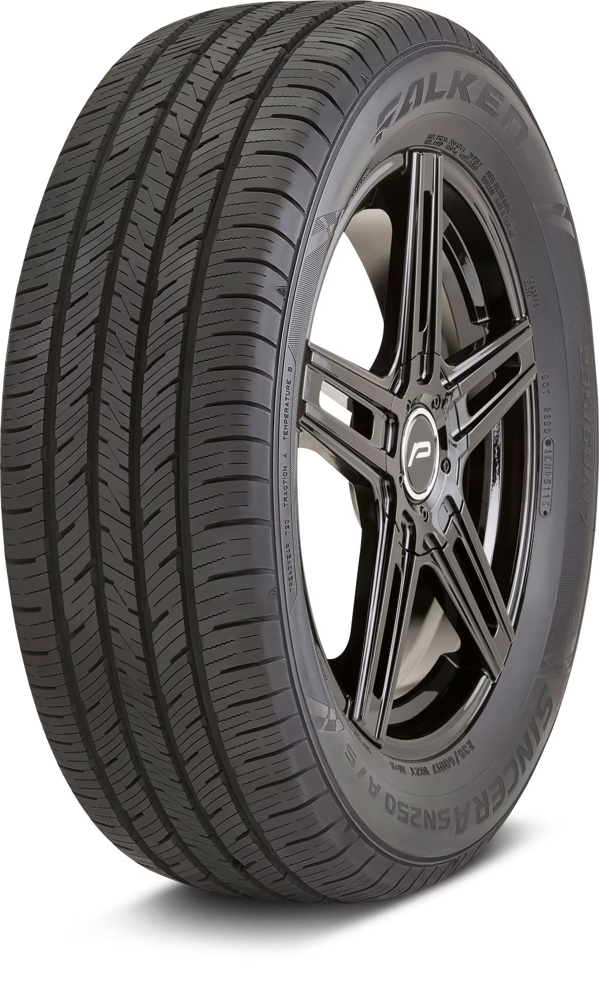 Set of 4 Falken Sincera SN250 A/S 235/55R17 99T Tires 2355517 235 55 17