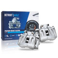 Detroit Axle - Pair Front Brake Calipers w/Brackets Replacement for Dodge Charger Challenger Magnum 300
