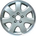 Pre-Owned Original Equipment Flange Cut and Painted Silver Aluminum Wheel 16 x 7 fits 2001-2003 Mercedes-Benz CLK320 (Good)
