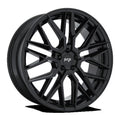 Niche 1PC Aluminum Rim M224 GAMMA 24X10in Gloss Black Finish, M224240011+35