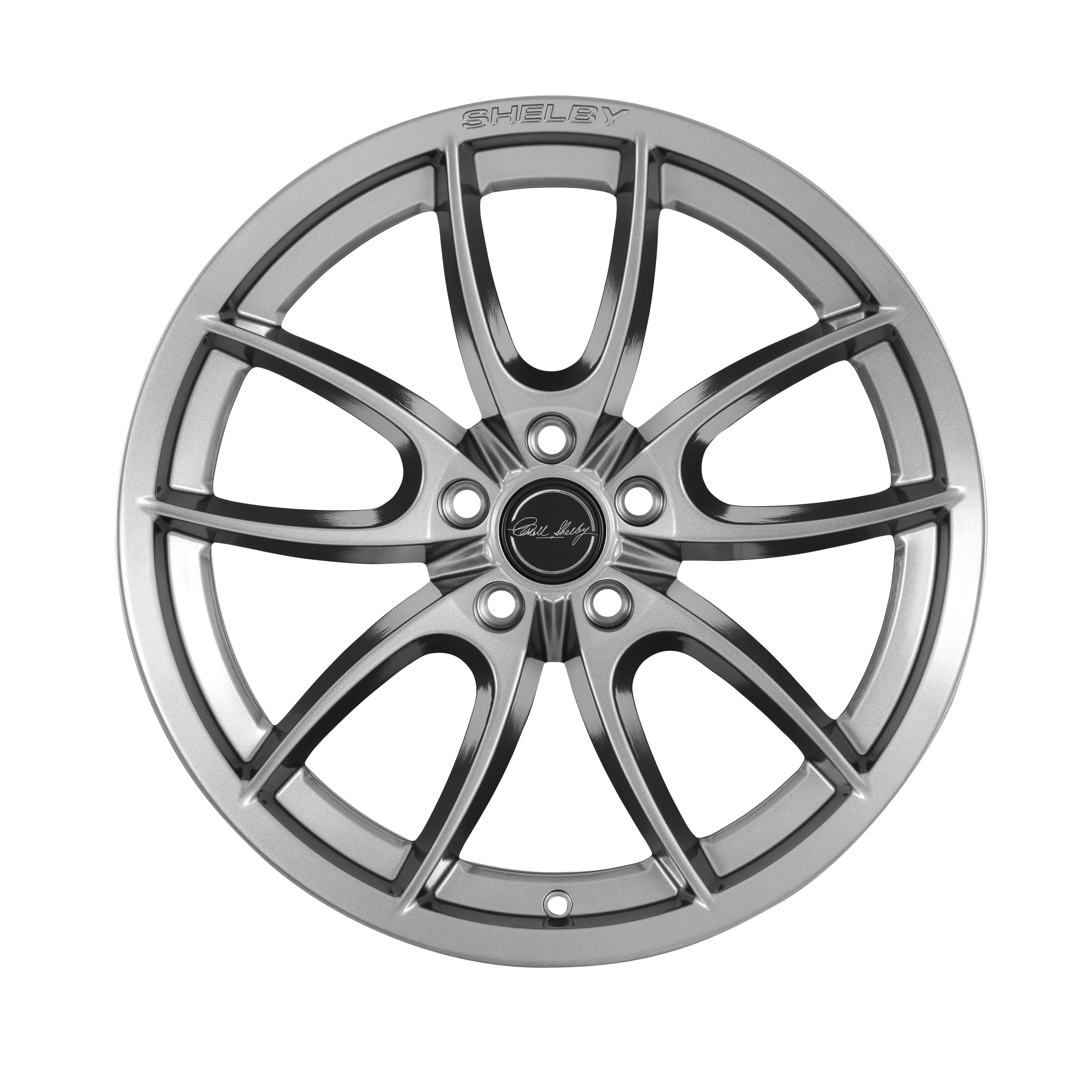 Carroll Shelby Wheels CS5 - 19 x 11 in. - 50mm Offset - Gunmetal Fits select: 2005-2006,2010-2020 FORD MUSTANG