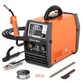 HITBOX 3 in 1 MIG Welder Machine, Synergetic 140A Flux Core Wire Feed Welder 110V/220V, MMA/ MIG/ Lift TIG, Portable Welding Machine