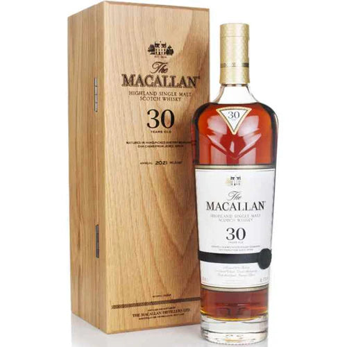 The Macallan Sherry Oak 30 Year Old Single Malt Scotch Whisky - 750ML