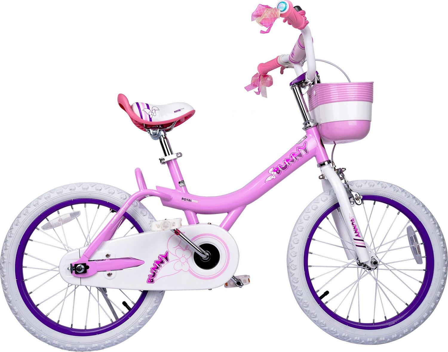 RoyalBaby Bunny 18 inch Girl-s Bicycle Kids Bike for Girls Childrens Bicycle Pink With Kickstand