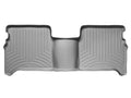 WeatherTech Custom Fit FloorLiners compatible with 2004-2015 Nissan Titan - 2nd Row, Grey