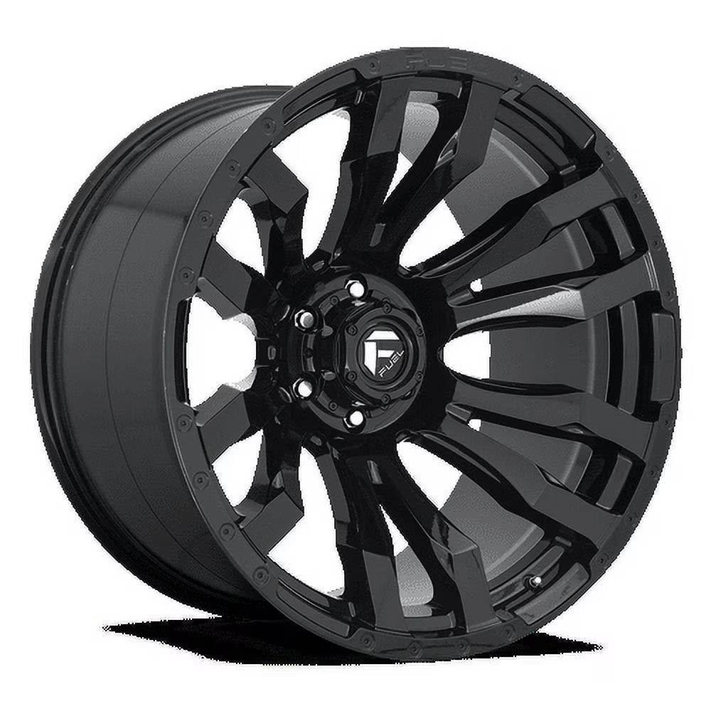 Fuel 1PC Aluminum Rim D675 BLITZ 16X8in Gloss Black Finish, D67516808445