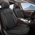 DIKSOAKR Seat Covers Full Set Fit For Chevrolet TrailBlazer 2021-2025 Breathable and Waterproof Car Seat Covers 5 Seats Leather Front and Rear Seat Covers??Black??