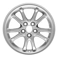 Remanufactured Painted Bright Silver Aluminum Wheel 15 x 6.5 fits 2016-2022 Toyota Prius