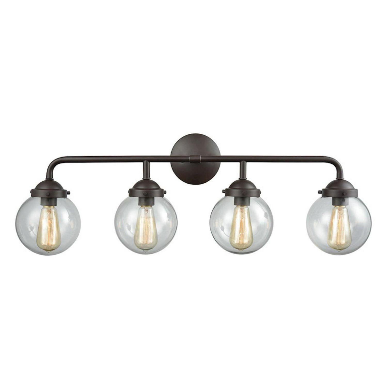 Elk Home 33-Inch Wide Beckett Vanity Light. Oil Rubbed Bronze