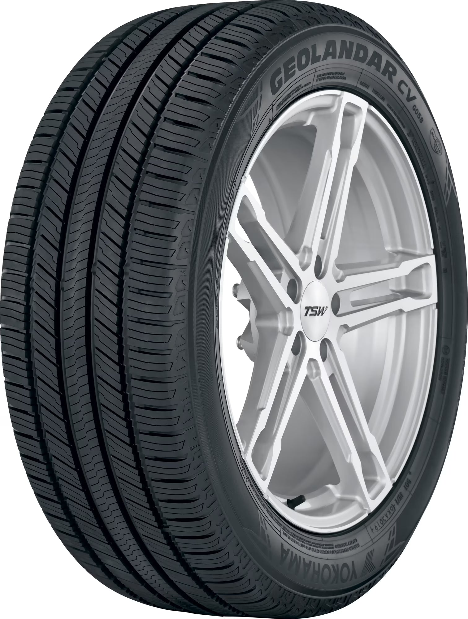 Set of 4 Yokohama Geolandar CV G058 225/65R17 102H Tires 2256517 225 65 17