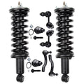 AUTOMUTO Struts & Shocks Quick-Strut Front Strut Spring Assembly Stabilizer Bar Link Control Arm and Ball Joint Assembly Tie Rod End Fit For 2005-2012 for Nissan Pathfinder