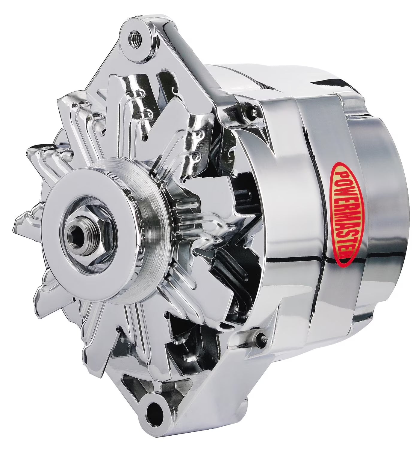 Powermaster 17294 Alternator 12si 100 Amp One Wire OE Look Chrome