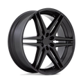 DUB 1PC Cast Aluminum Rim S269 26X10 6X5.5 M-BLK 25MM, S269260084+25