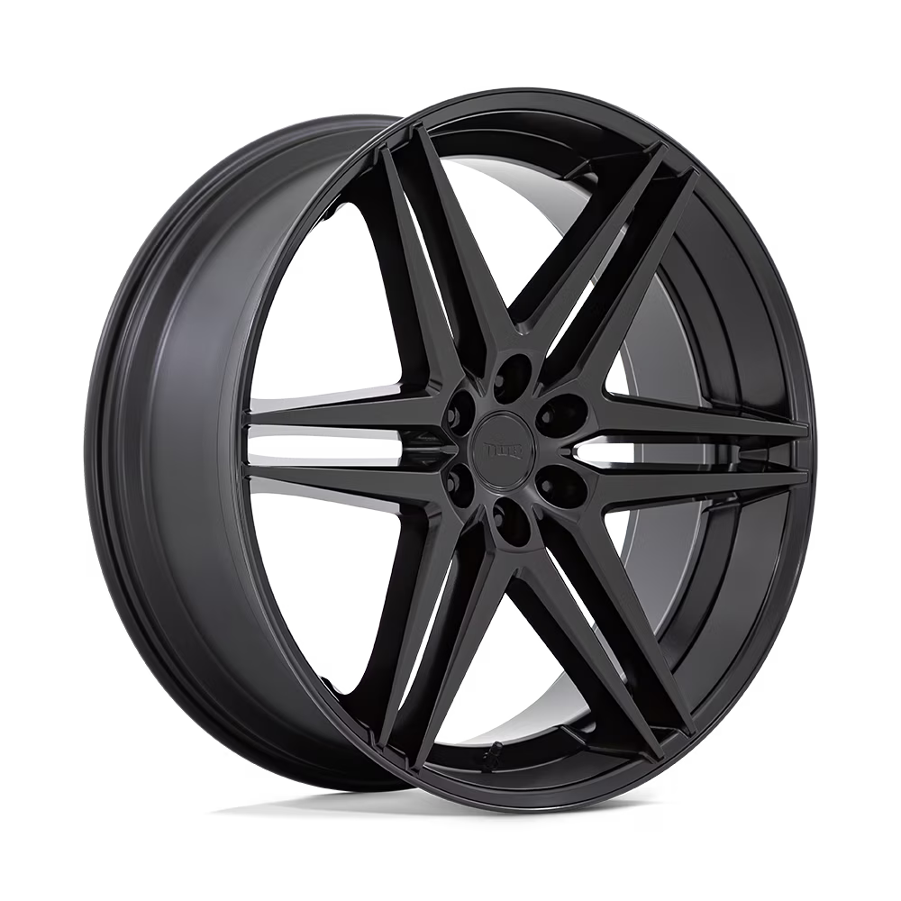 DUB 1PC Cast Aluminum Rim S269 26X10 6X5.5 M-BLK 25MM, S269260084+25