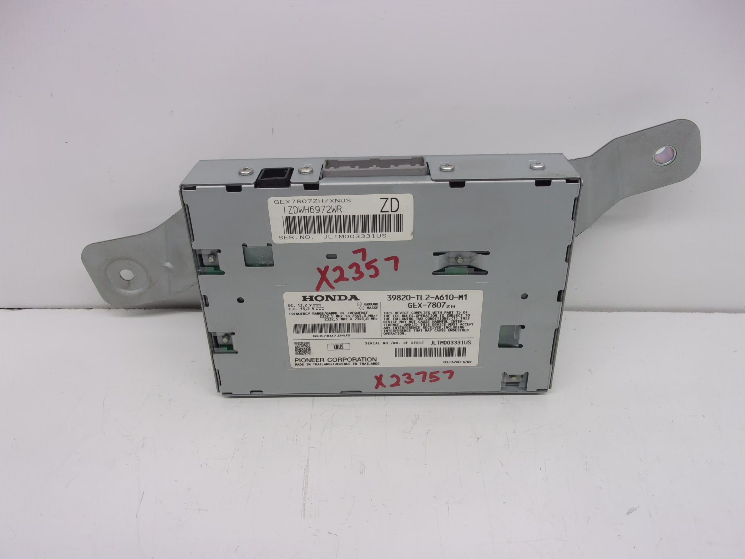 Pre-Owned 2011-2014 Acura TSX Sirius Satellite Radio Receiver Module 39820-TL2-A61 OEM (Good)
