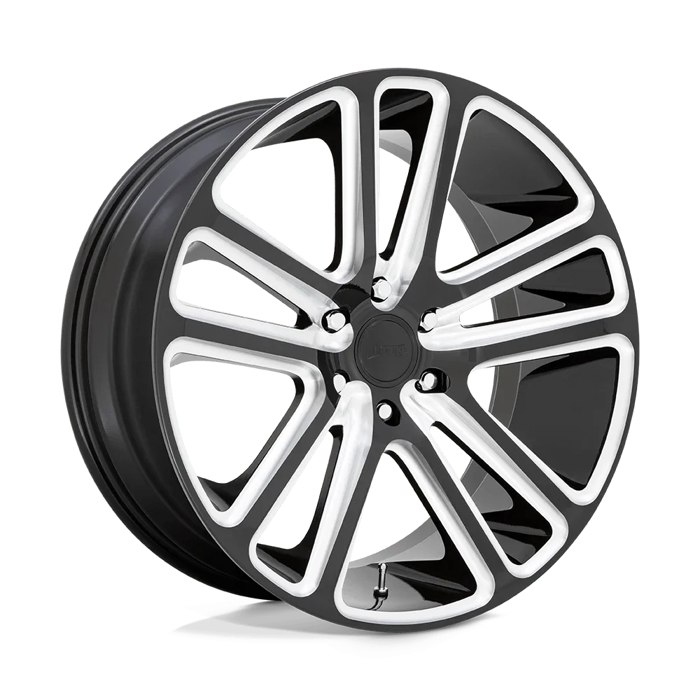 Dub S255 Flex 24X10 5X127 10Et 78.1Cb Gloss Black Milled Wheel