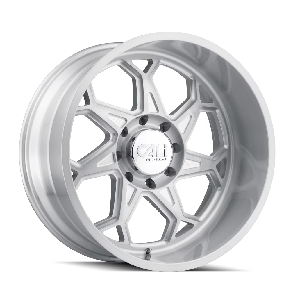 Cali Off-Road Sevenfold-9111 20X12 6X135 -51Et 87.1Cb Brushed Clear Gloss