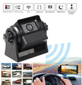 New Version Magnetic Hitch Wireless Backup Camera Rechargeable Battery for Easy Hitching of Gooseneck Horse Boat Trailer,5th Wheels,RV,Camper for iPhone iPad Android App Control