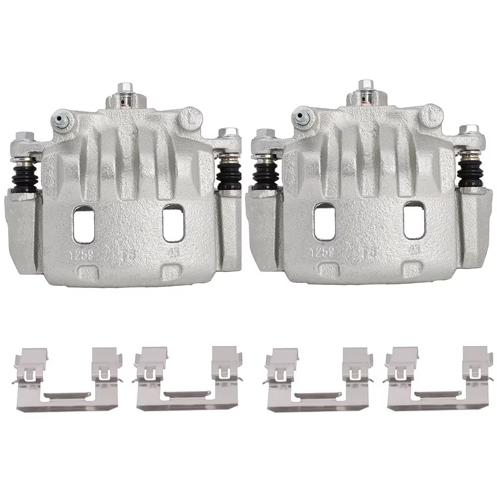 AUTOMUTO Front Left & Right 19B2683B 19B2682B Disc Brake Calipers With Bracket For Saab 2005-2006 For Subaru 2002-2018