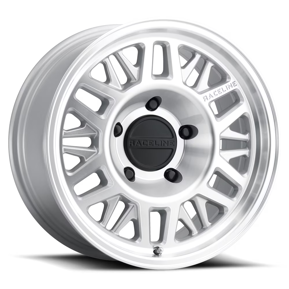 Raceline 451MC-RYNO 17  Cast Aluminum Wheel, RYNO TR MACHINED CC 17X8.5 6X139.7 0mm Fits select: 2015-2018 CHEVROLET SILVERADO K1500 LT, 2014 CHEVROLET SILVERADO K1500