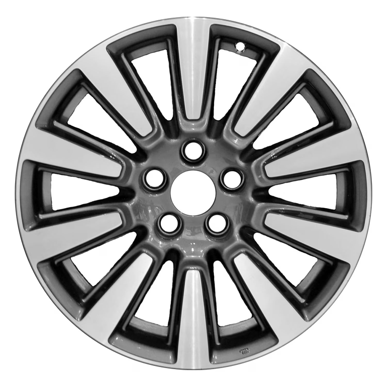 Remanufactured Machined and Painted Dark Charcoal Metallic Aluminum Wheel 18 x 7 fits 2010-2020 Toyota Sienna