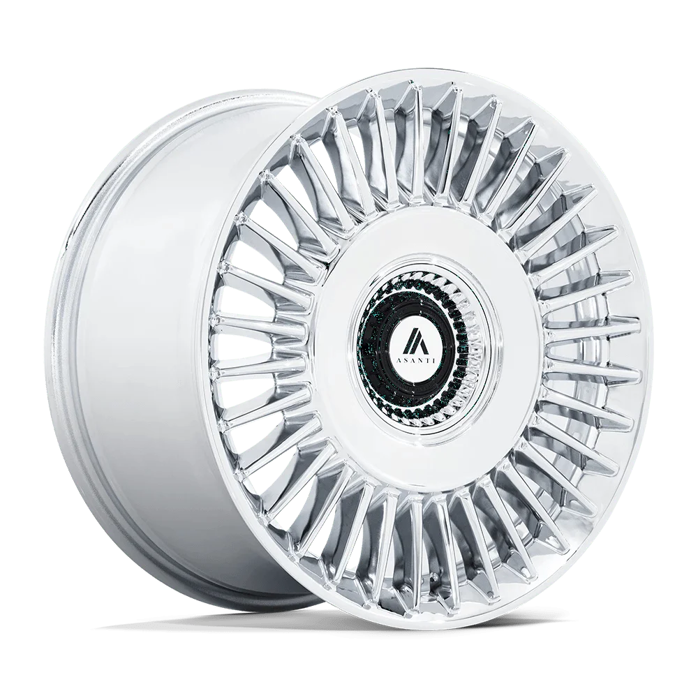 Asanti Black Cast Aluminum Wheel AB40 22x10.5 5x4.25/4.5 CHROME 45mm, AB040PX22050145