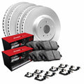 R1 Concepts Wduh2 73048 R1 Brake Rotors Carbon Coated W/ Optimum Oe Pads & Hdw Fits select: 2017-2020 PORSCHE MACAN