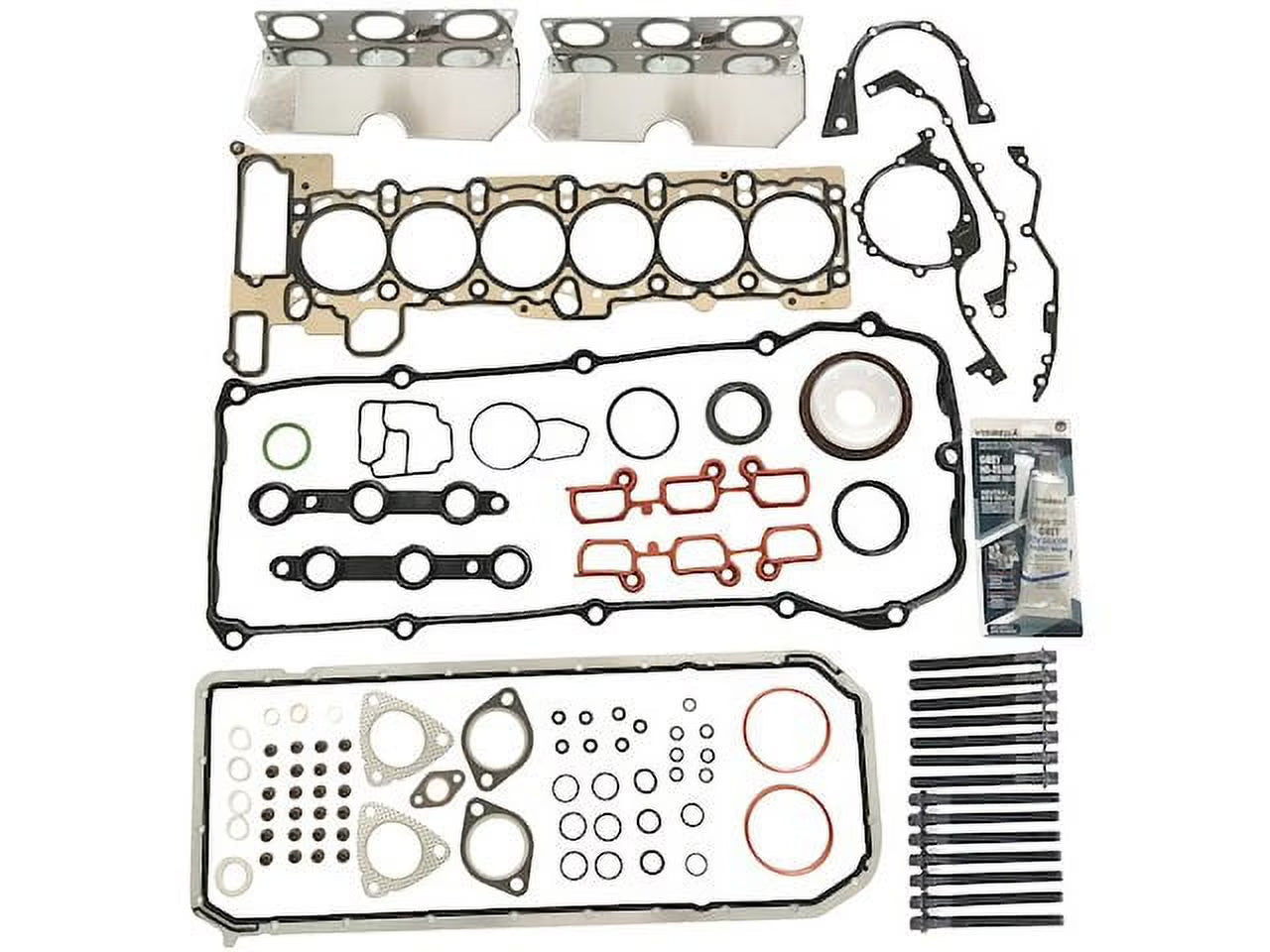Head Gasket Set with Head Bolts - Compatible with 2001 - 2006 BMW X5 3.0L 6-Cylinder 2002 2003 2004 2005
