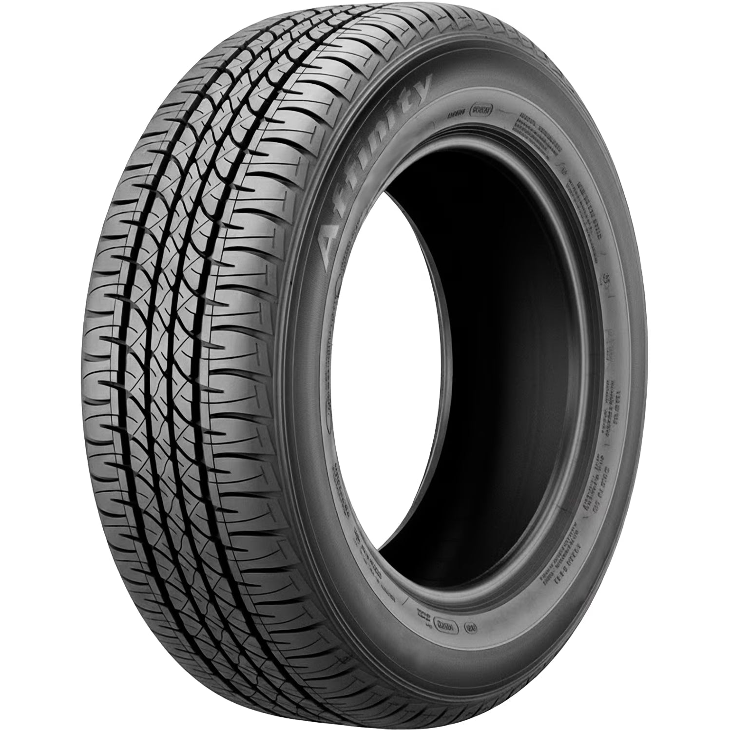 Set of 4 (FOUR) Firestone Affinity Touring S4 Fuel Fighter 205/65R16 95H All Season Tires Fits: 2016-21 Chevrolet Malibu L, 2013-17 Honda Accord LX