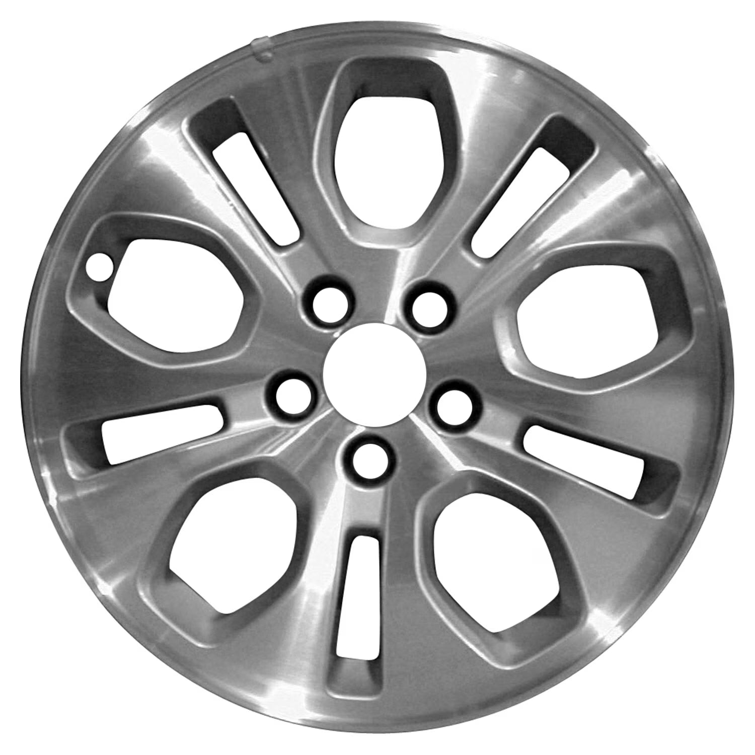 Pre-Owned Original Equipment Machined and Painted Silver Aluminum Wheel 17 x 6.5 42700S3VA21 fits 2003 Acura MDX (Good)