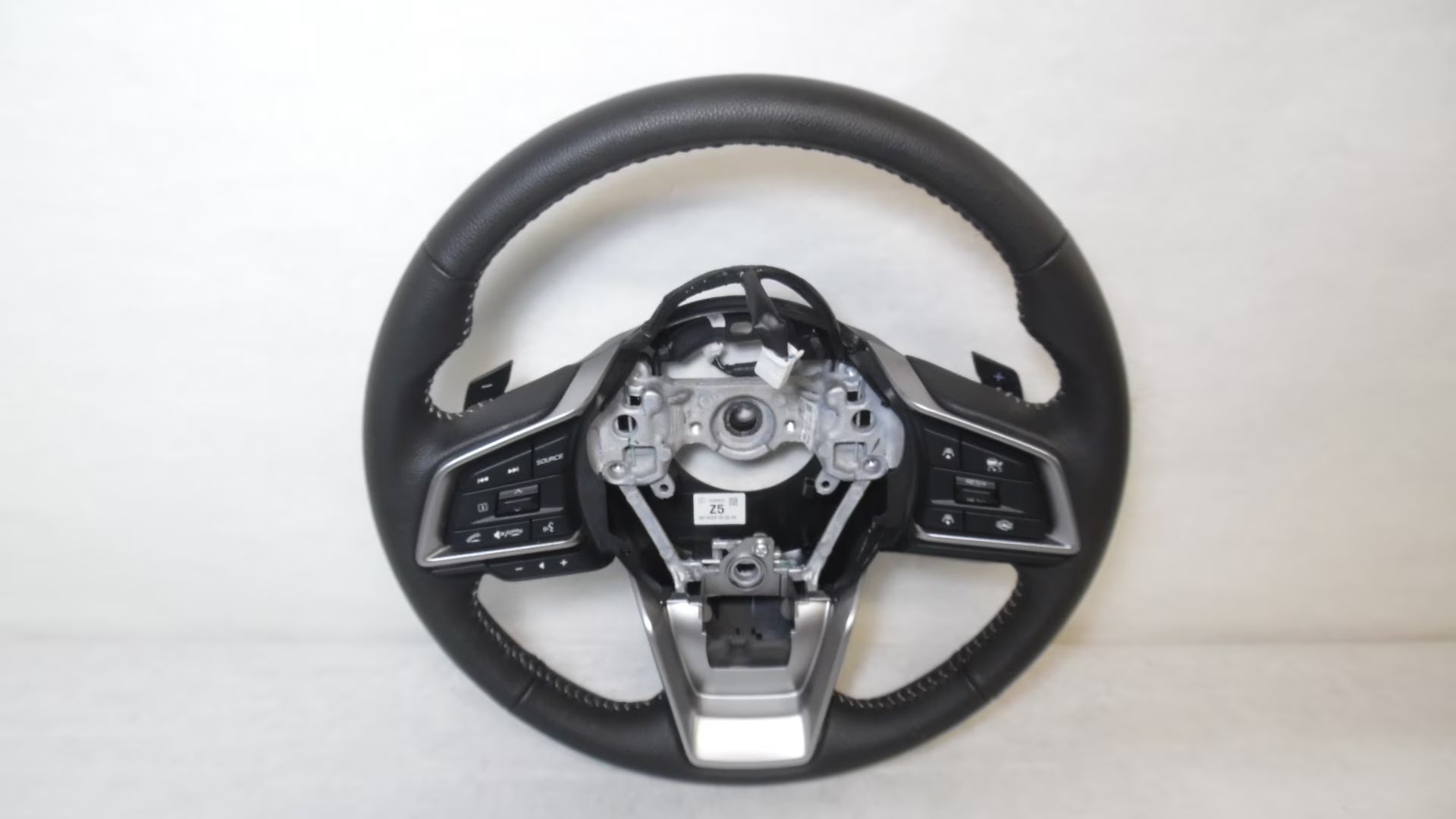 Pre-Owned 2024 Subaru Legacy Leather Steering Wheel w/ Controls Black OEM - Verify Specific Vehicle Fitment In Description - (Good)