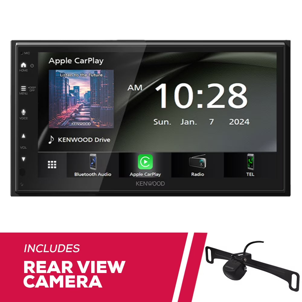 New Kenwood DMX4710S 6.8  1-DIN Multimedia with CMOS-230LP Backup Camera