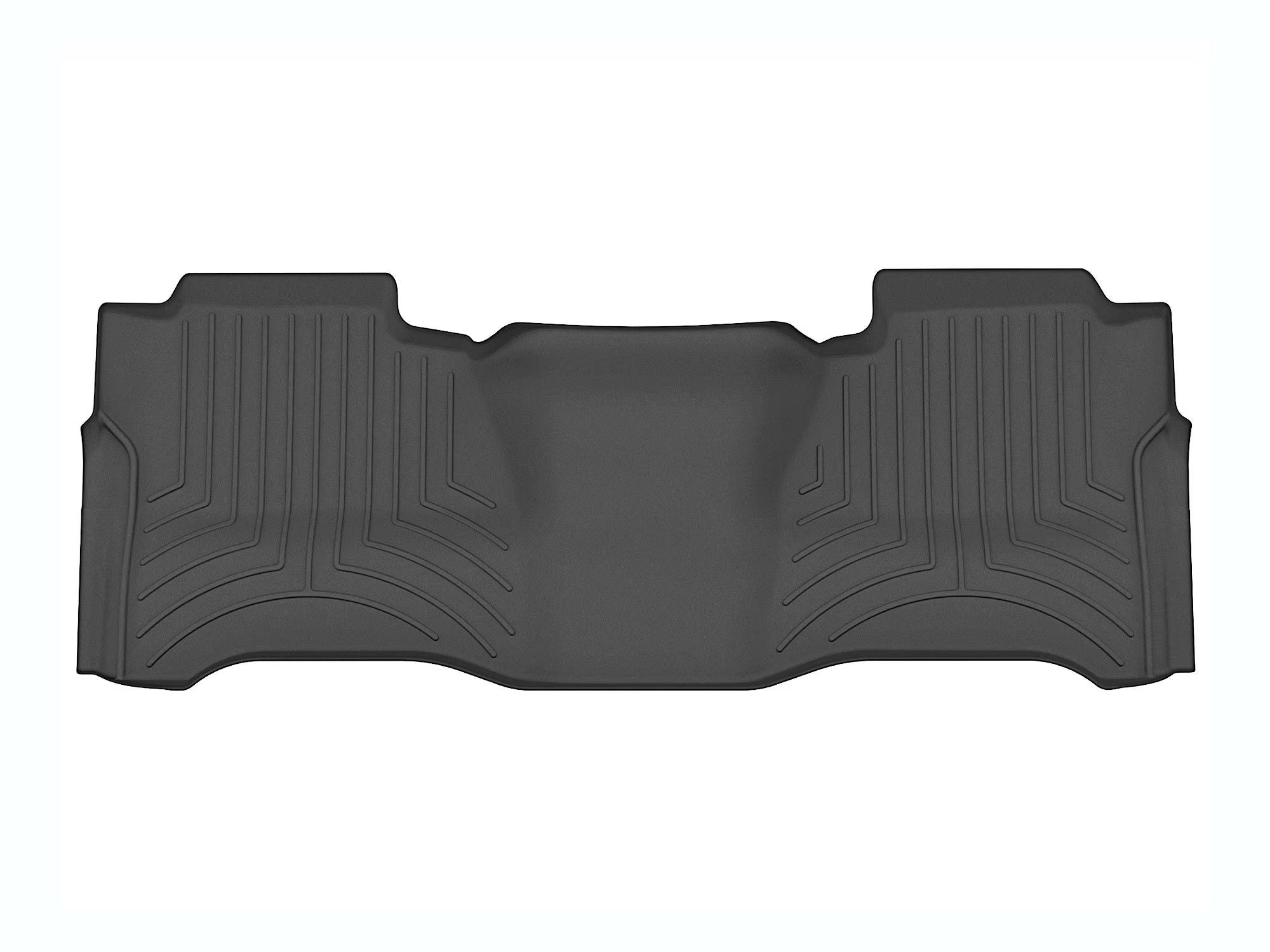 WeatherTech FloorLiner HP Custom Fit Floor Mats compatible with Silverado 1500, Sierra 2500HD/3500HD, Silverado 2500HD/3500HD, Sierra 1500 - 2nd Row, Black