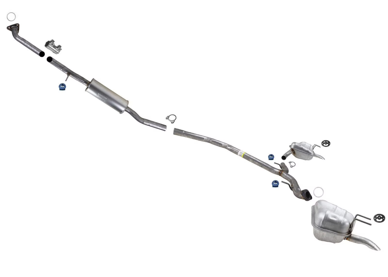 2016-2021 for Civic for Sedan 1.5L Retor Dual Exhaust System Kit - No Drilling Required, 100% for Fit Accuracy, Easy Install