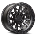 Lock Offroad Lunatic 17x9 5x127 -12et 71.5 Matte Black w/ Matte Black Ring
