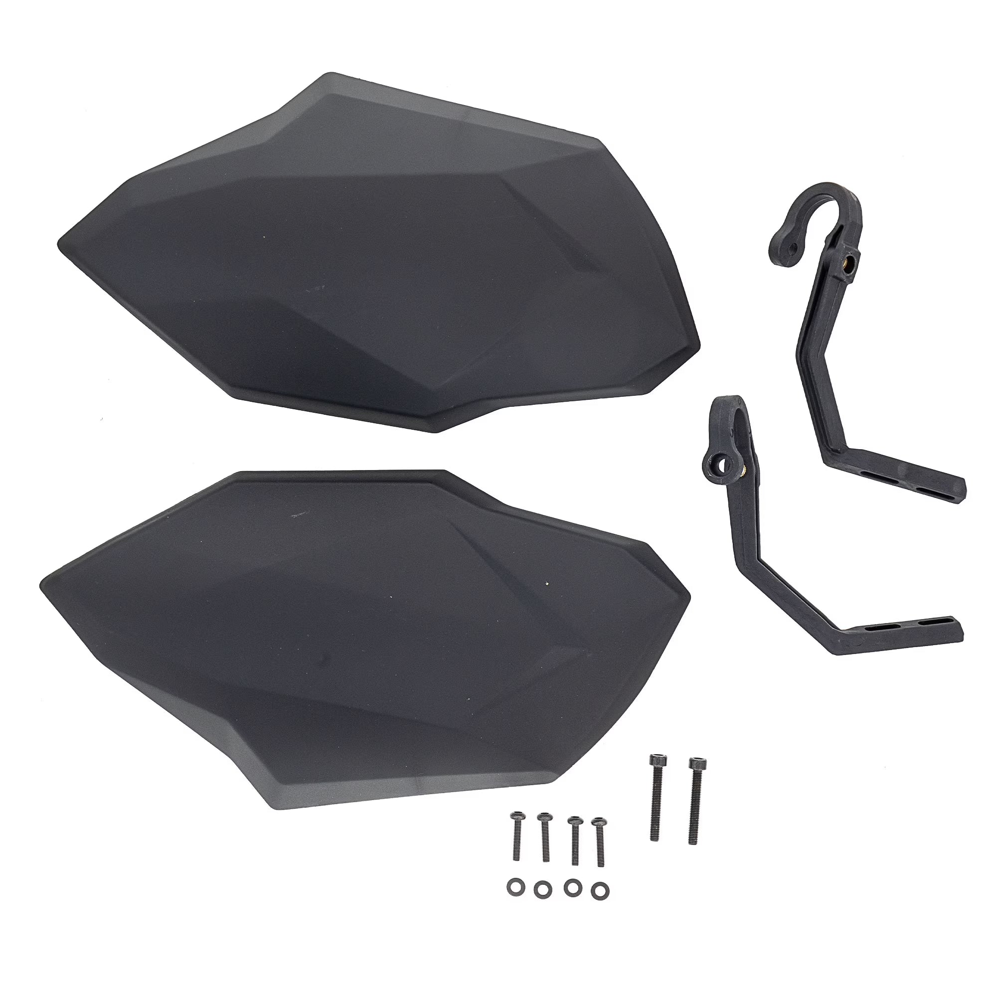 Arctic Cat 8639-213 Black Hand Guards Pair Kit ZR 200 Snowmobiles Genuine OEM