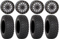 System 3 SB-6 15  Wheels Gunmetal (6+1) 32  RT320 Tires Kawasaki Mule Pro FXT