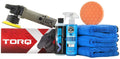 Chemical Guys BUF612 TORQX Random Orbital Polisher, One-Step Scratch & Swirl Removal Kit - 8 Items