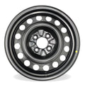 15  Single 15X5.5 Black Steel Wheel For Nissan Versa 2013-2019 OEM Design Replacement Rim