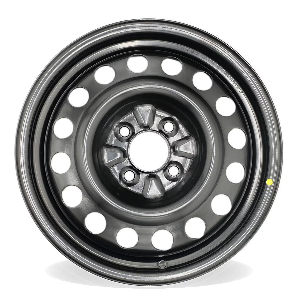 15  Single 15X5.5 Black Steel Wheel For Nissan Versa 2013-2019 OEM Design Replacement Rim