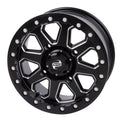 4/137 Tusk Uinta Beadlock Wheel 14x7 4.0 + 3.0 Milled/Black