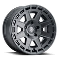 17x8.5 Icon Alloys Compass Satin Black Wheel 6x135 (6mm) Fits select: 2004-2023 FORD F150, 2014-2023 FORD EXPEDITION