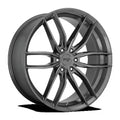 Niche 1PC Aluminum Rim M204 VOSSO 20X9in Matte Anthracite Finish, M204209084+20