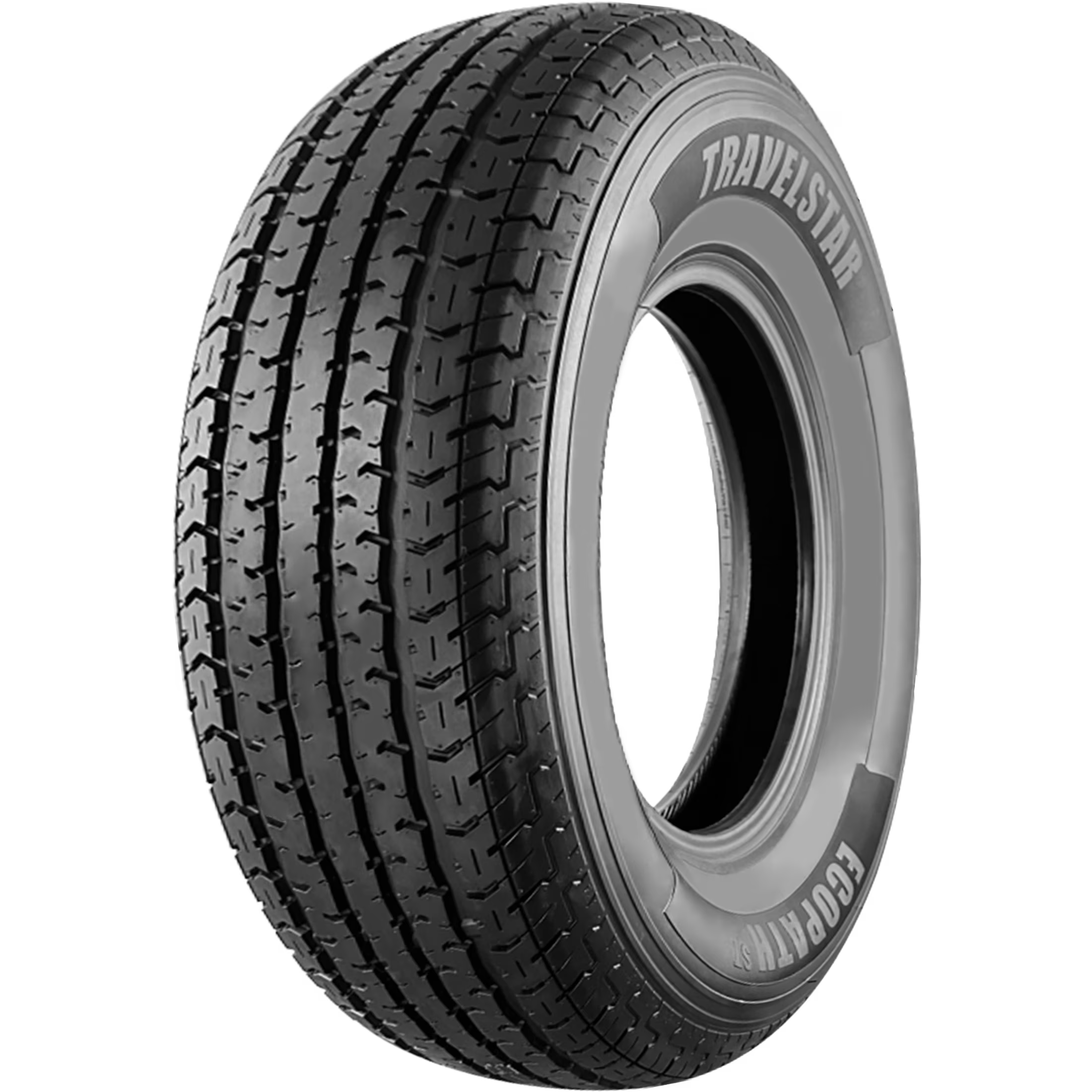 Travelstar Ecopath ST ST205/75R15 8 Ply 107M Load D Radial Trailer Tire - ST 205/75R15(Tire Only)