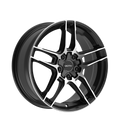 Motiv 16x7.5 5X100 434MB Matic Black Wheel Rim