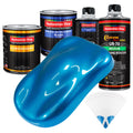 Intense Blue Metallic Quart URETHANE BASECOAT CLEARCOAT Car Auto Body Paint Kit