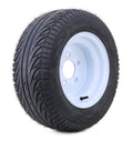 LIBRA Golf Cart Tire Wheel Assembly 205/50-10 on White Steel Wheel 5 Lugs on 4.5  PCD -14037