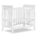Dream On Me Baker 4-in-1 Convertible Mini Crib. White