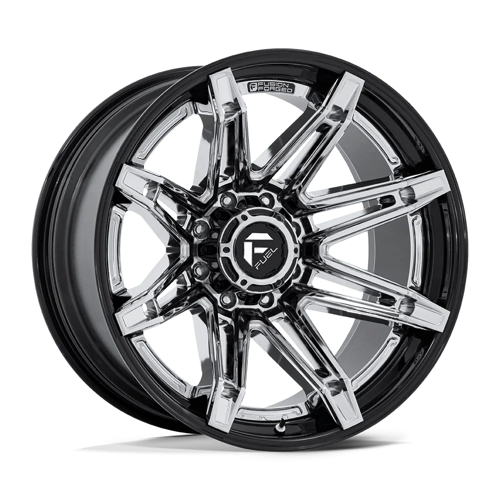Fuel 1PC Fusion Forged Wheel D401 22x10 6x5.5 CHR G-BLK -18mm, FC401PB22106818N